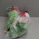 ioFlask Green Monster Costume Christmas Adult, Halloween Outfit for Woman Men, Green Costume Santa Claus Cosplay 7PCS (Large)