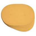 Noctiflorous Oval Braided Placemats Set of 6 Woven 12x18 Inch Non Slip Washable Heat Resistant Place Mats Round Tablemats for Dining Kitchen Party Daily Table Decor Dinner Mats (Solid Yellow, 6)