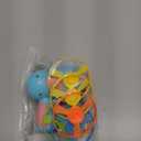 Andiker Cat Fetch Toy, Interactive Kitten Flying Disc Launcher Toy with 5 Colorful Flying Propellers for Cat Enrichment, Flying Saucer Toy for Cats for Training and Chasing (Blue)