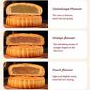 8pcs Moon Pies,Orange flavour,Reunion Moon Cakes,Gift Box Mooncakes,Chinese Element Mooncake,Chinese Snacks,Chinese Food (EXP 12/25/26)