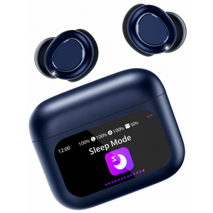 ZYHKON Sleep Earbuds Bluetooth 5.4 in Ear Touch Screen Sleep Headphones, Small Design Mini Sleep Earbuds for Side Sleepers with Sleep Mode, Royal Blue