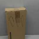 BAYKA White Floating Shelves for Wall  Rustic Wood Wall Shelves with Metal Brackets for Bathroom, Bedroom, Kitchen, or Living Room Decor Organization  Set of 3, Sturdy Storage with 22lb Capacity (15.7inches, C. White - Modern Minimalist Style)