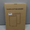 Cutting Board for Kitchen, Stainless Steel Cutting Board Double Sided, 304 Stainless Steel and Wheat Straw PP, Food-Grade, Scratch-resistant, Large Size 17.112.4"