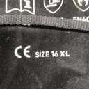 TICONN 16 Inch Welding Gloves, 1000°F Heat-Resistant Fireproof Leather Gloves for Welders, Stick, Forge, Mig, Tig, BBQ, Baking, Oven (Black/ Red, XL)