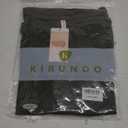 KIRUNDO Womens Blouse 2025 Spring Summer Dressy Casual Ruffle Short Sleeve Frill Mock Neck Work Shirt Tops Fashion Clothing (Black, Small)