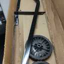 Agri-Fab 45-0295 48in Tow Behind Lawn Dethatcher,24 Durable Spring Steel Tines Lawn dethatcher, Designed to pull behind Lawn and Garden Tractors, Black