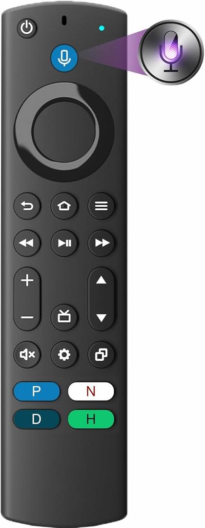 Replacement Voice Remote for Insignia, Toshiba, Hisense, TCL Smart TV 2025, Universal TV Remote Compatible with Fire-TCL, Google Philips, Sony, Samsung and Roku TVs