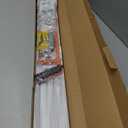 FELIDESIGN Curtain Track, Ceiling Curtain Track for Room Divider, Ceiling Mount Rail Set with Roller Hooks, White, 9ft - 12ft