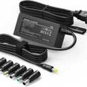 72W 24V 3A Power Supply Center Positive Universal AC Adapter with 7 Round Tips Jack DC 24V Power Cord Charger for Massage Gun LED Strip Lights Ride On Toys 24 Volt 3 Amp 2A 1.5A 1A
