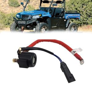 Chikia Hisun 550 750 Starter Solenoid Relay Compatible for Hisun UTV ATV Sector 450,550,750,Vector 400,500,700 Strike 550 800 Coleman 550 750 Cub Cadet Challenger 550 750