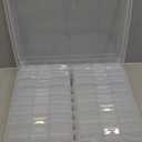 novelinks Clear 4" x 6" Photo Organizer with Handle  16 Transparent Inner Photo Storage Cases, Portable Picture Keeper & Craft Supply Box  Holds 1600 Photos-Transparent