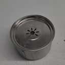 Cat Water Fountain Stainless Steel, 102oz/3L Automatic Pet Water Fountain for Cats & Small Dogs,Ultra-Quiet Pump with White led Light, Water Level Window