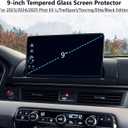 Tempered Glass Screen Protector For 2023 2024 2025 Honda Pilot (EX-L/TrailSport/Touring/Elite/Black Edition) 9 Inch Touchscreen Accessories HD