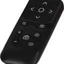 Wireless Camera Remote Control for iPhone, Control Phone Camera Shutter and Zoom, Control Scrolling Remote for Tiktok Videos, Page Turner for Kindle App, for iOS, Android, iPad (Black)