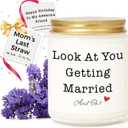 2 x Funny Wedding Gifts for Women, Bridal Shower Gifts for Bride, Unique Engagement Gift for Couple, Bachelorette & Bride to Be, Best Friend, Her, Ideal Valentine's Day Gift with Replaceable Stickers, 450g