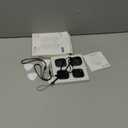 Air Tracker Tag 4 Pack: Bluetooth Item Finder with Apple Find My APP (iOS Only), Item Locator for Keys Finder, Luggage Tracker, Bags Wallets Tracking, IP67 Waterproof Smart Tag (Gray-Black)