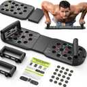 Push Up Board Fitness, Workout Home Gym Equipment, 20 in 1 Exercise Pushup Bar Handles for Floor, Strength Training Equipment for Men