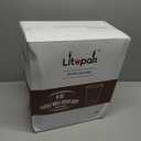 LITOPAK 400 Pack 8 oz Paper Cups, Brown Disposable Hot Coffee Cups for Party, Picnic, Travel, and Events