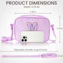 Easter basket stuffers,Crossbody Bags for Women and Girls,PU Leather Small Purse with Initial A-Z - Easter Gifts for Girls, Birthday Graduations Gifts for Her