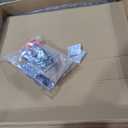 Upholstered Dining Chairs with Casters Modern Side Armchair with Rollers for Diningroom Bedroom Livingroom Reading Room, Flax Beige, 1 Box