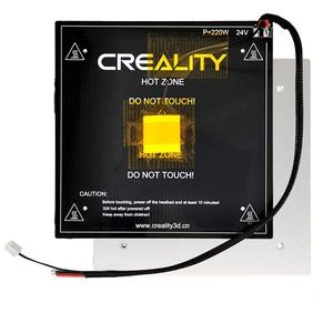 Ender 3 Heated Bed with Cable 24V 220W Compatible with Creality Ender 3, Ender 3 Neo, Ender 3 pro, Ender 3 V2, Endder 3 V2 Neo, Voxelab Aquila X2 3D Printers