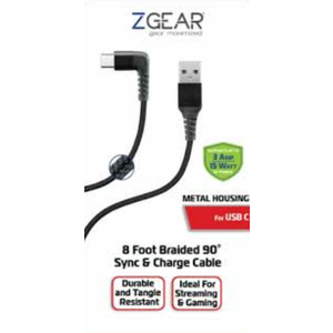 Z Gear Metal Housing. 10 Foot Braided Sync & Charge Cable, IPhone, IPad, IPod