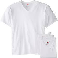 3 PCS Hanes Men’s Tall 100% Cotton V-Neck Undershirts, Tugless, Ultra Comfort, White - 5 (Size: 2 pcs. XL and 1 pc. 2XL)