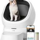 PETLIBRO Luma Automatic Cat Litter Box AI-Camera Waste Analysis, Auto Odor-Control Self Cleaning Cat Litter Box with Multi-Cats Recognition, Smart App Usage Tracking, Safety Sensors and Large Open Top (White)