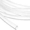 uxcell 1/4 Inch Clear PVC Tubing, 6mm ID x 10mm OD - 15ft PVC Tube Lightweight Vinyl Hose, Transparent Flexible Plastic Water Tubing for Air Oil Water Transfer Aquarium Irrigation