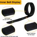 IDOGEAR SPORTS Tactical MOLLE Belt Quick Release Rigger Belt 1.5/2 Inner & Outer Combat Heavy Duty (Large(38"-42"), Grey)