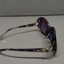 FIMILU Sunglasses for Women Trendy Polarized Sunglasses Oversized Big Sun Glasses Ladies Shades UV Protection (A0 Floral Frame/Polarized Gradient Grey Lens)