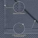 Homaxy 100% Cotton Kitchen Towels and Dishcloths Set, 12 x 12 Inches and 13 x 28 Inches, Set of 8 Bulk Kitchen Towels Set, Ultra Soft Absorbent Dish Cloths for Washing Dishes, Dark Grey