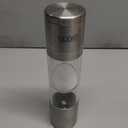 Epar 2 in 1 Salt and Pepper Grinder Combo  Manual Dual Salt and Pepper Grinder in One for Kitchen Use  Stainless Steel Himalayan Salt Grinder Refillable All-in-One