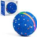 Interactive Dog Toys Dog Ball, Durable E-TPU Material,3 Play Modes with Colorful Lights, Automatic Moving, Bouncing and Rotating for Medium and Large Dogs Indoor & Outdoor (Blue)