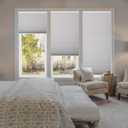 Cordless No Tools No Drill Cordless Cellular Shades, Blackout Light Blocking Honeycomb Shades for Home, Thermal Insulation Blinds for Windows, Easy to Install, 33x48 Inches , White