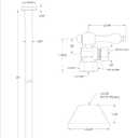 Kingston Brass CC43107TKF20 Traditional Plumbing Toilet Trim Kit, 1/2" IPS x 3/8" O.D. Comp, Brushed Brass, 20 x 2 x 2.38