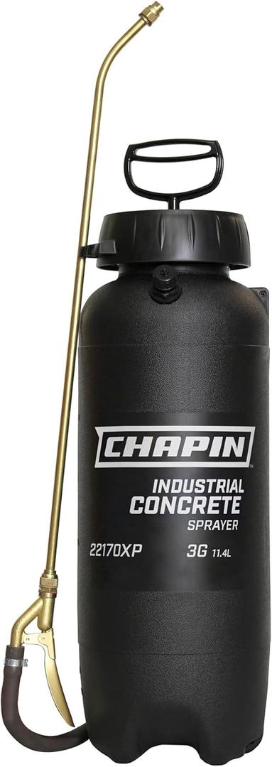 Chapin International 22170XP 3 Gallon Industrial Concrete Sprayer for Curing Compounds, Form Oils, Waterproofing and Coatings