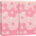 FYSUIMU 2 Pcs Pink Floral Hand Towels 3D Jacquard Cotton Bath Towel Spring Flower Absorbent Dish Towels for Housewarming Home Kitchen Bathroom Decor Gift Set, 29.5 x 13.7 Inch
