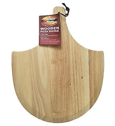 Excellent Quality Chisel Edge Wooden Pizza Paddle Easily Slide