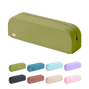 Mr. Pen- Silicone Pencil Case, Aesthetic Pencil Bag for Women, Makeup Pouch, Multifunctional Pouch for Stationery, Cosmetics and Electrical Goods Storage