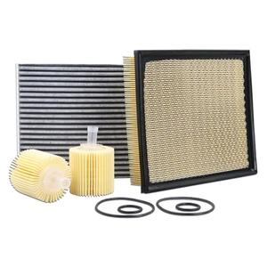 CA10755 Engine Air Filter & 04152-YZZA1 Oil Filter & CF10285 Cabin Air Filter Fit for 2012-2017 Toyota Camry Non-Hybrid, 2013-2018 Avalon, 2011-2020 Sienna, 2014-2019 Highlander, Lexus