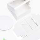 10"x10"x5" Cake Box, 36 Sets White Cake Box with Window ＆ 36 Sets 10" White Cake Round Boards, for Cake, Treat Cookie Dessert, Pastry, Birthday Party, Weddings, 10"x10"x5", 36Pcs