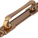 Fdit Zinc Alloy Cabinet Handle, Antique Surface Mount Door Pull 280mm with 195mm Hole Distance European Style Furniture Hardware for Wardrobe Drawer Closet