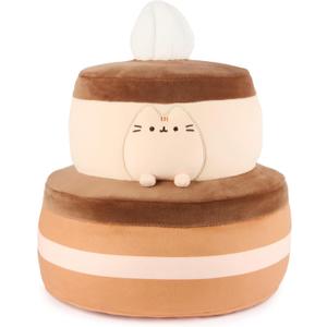 GUND Pusheen Chocolate Cake Squisheen 11-Inch Squishy Plush Toy; Ages 8+, One Size