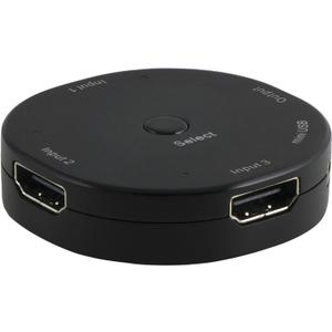 GE home electrical GE 3 Device HDMI Switch, Use with 4K Smart TV Roku Xbox PS3 PS4 Fire Stick DVD Blue Ray Fire TV HDTV Cable Box PC, 4K 1080p 60 FPS, Ultra HD, HDCP 2.2, Black, 33624