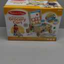 Melissa & Doug Wooden Shape Sorting Grocery Cart Push Toy and Puzzles - Pretend Play Grocery Toys, Sorting And Stacking Toys For Infants And Toddlers Ages 1+ - FSC-Certified Materials