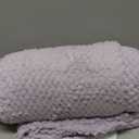 Whale Flotilla Queen Size Fuzzy Fleece Blanket for Bed, 90x90 Inch Fluffy Warm Soft Jacquard Blankets for All Season, Lightweight and Cozy, Lilac