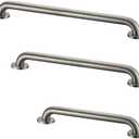 Stardrix Grab Bar Bundle for ADA Compliance, Brushed Stainless Steel Grab Bar Set for Commercial and Residential Restrooms, 1.5" Diameter - 18", 36", 42" - Pack of 3