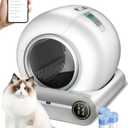 (2024) DuckSky Self Cleaning Cat Litter Box, Upgraded 65L+9L Extra Large Automatic Litter Box for Multiple Cats, Features Negative ion Sterilization and Deodorization, APP Control, Health Monitor