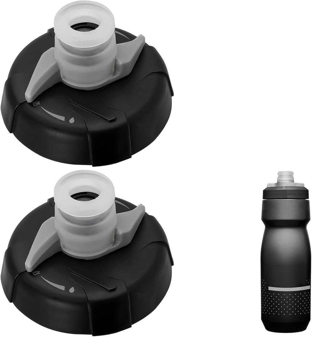 2 PCS Replacement Lid for CamelBak Podium, Lid Compatible with CamelBak Podium 24/21 oz, There is a water-locking function at the bottle cap, Leakproof, BPA-Free